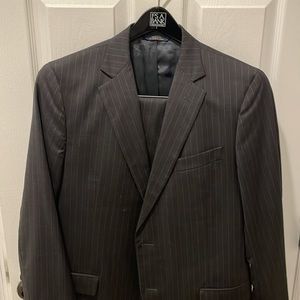 Recent Brooks Brothers Fitzgerald Striped Suit 42R 36x32 made in USA